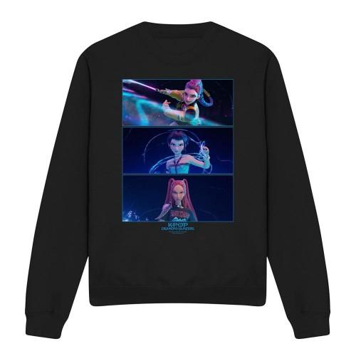 K-Pop Demon Hunters Unisex Adult Huntrix Fighting Sweatshirt