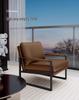 Modern Wrought Iron Sofa Chair - Light Luxury for Living Room or Bedroom