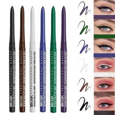 8 Renkli Jel Eyeliner Kalemleri - Su Geçirmez Bulaşmaya Dayanıklı Uzun Ömürlü