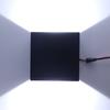 LED Wall Light 7W Indoor   Lamp Bedroom Hallway Porch Balcony Decoration 100265V(Black ShellWhite Light )