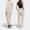Adidas Solid Color Straight-Leg Loose Sports Pants Unisex Bottoms Brown HY2693