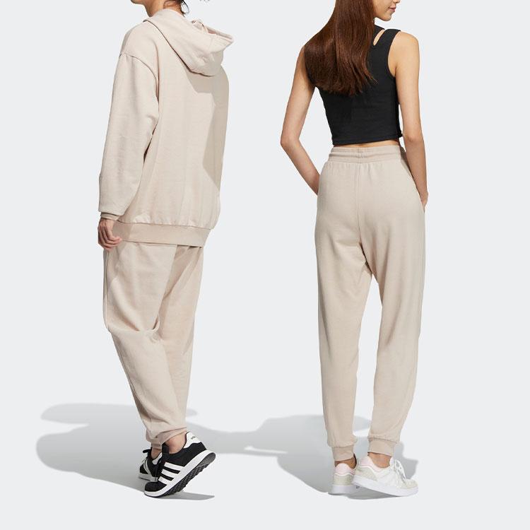 Adidas Solid Color Straight-Leg Loose Sports Pants Unisex Bottoms Brown HY2693