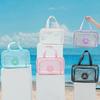 1PC/2Pcs Dry and Wet Separation Storage Bag Portable for Travel Makeup Toiletries Large Capacity Transparent Bag