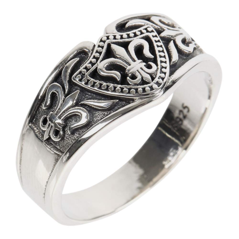 

Кольцо Кольцо 925 Серебряный Flare Lily Emblem Аксессуар Серебряный Sterling Silver [sakuto] Мужской (16)