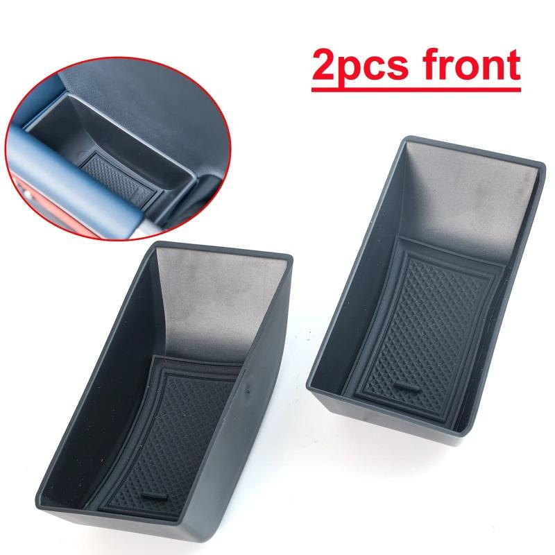 Car Front Rear Door Side Organizer Tray Storage Box For BYD Atto 3 Yuan Plus 2022 2023 2024 Car Interior Accessories