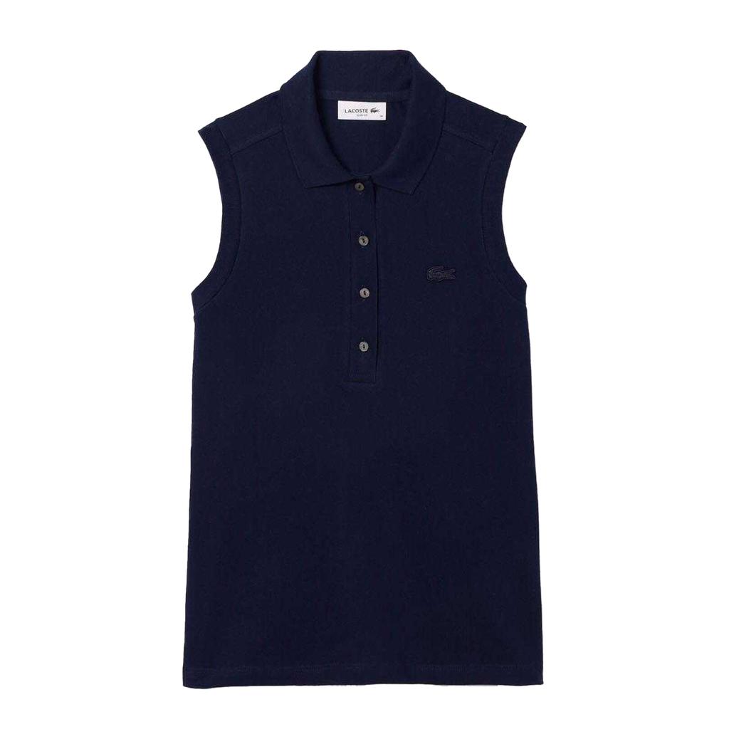 Lacoste Damen L.12.D Stretch Slim Ärmelloses Poloshirt