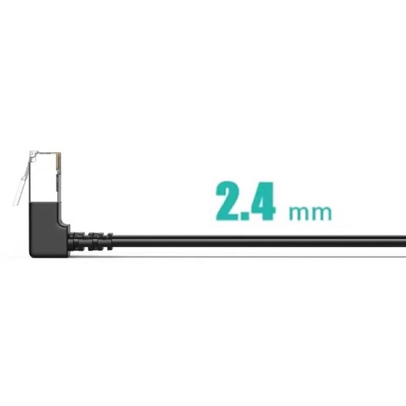 כבל מאריך רשת Ethernet Cat7 מחבר זכר לנקבה כבל מאריך RJ45 כבל LAN 10G Gigabit למחשב