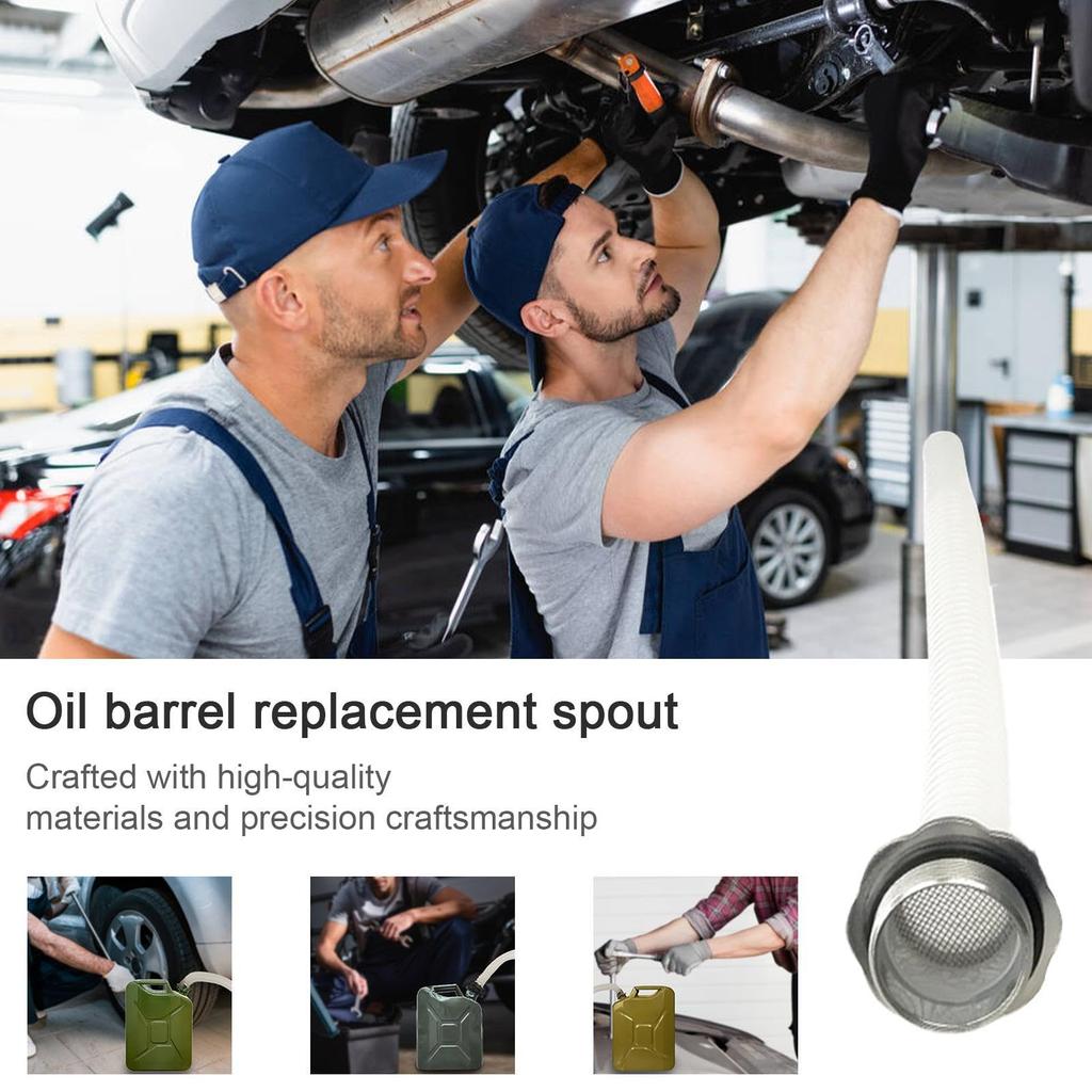 Jerry Auslauf | Robuster Benzinauslauf, Fassführungsrohr, Sicherheit