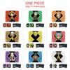 One Piece Anime Wallet Luffy Print Short Folded Card Holder Colorful Coin Purse