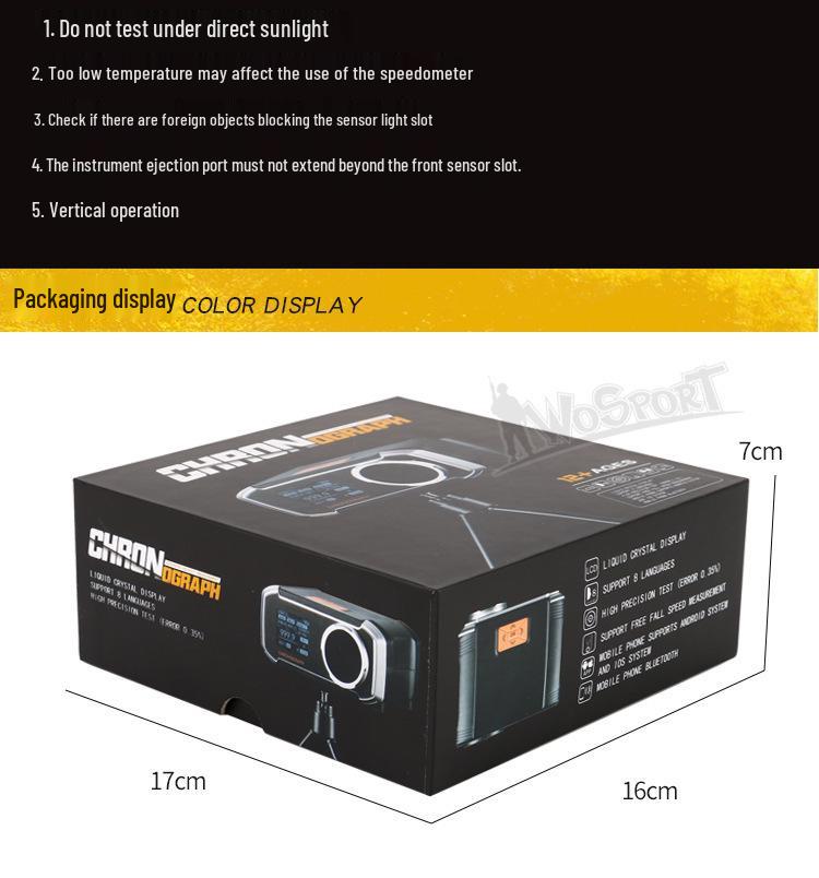 WST Bluetooth Speedometer with LCD Display & Multi-Language Support