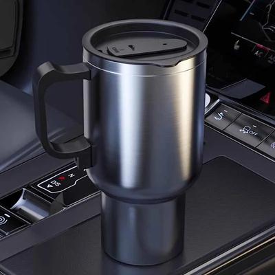 12V 500ML Auto Wasserkocher Auto Heizbecher Edelstahl Thermos Heizung Wasserflasche Auto Wasserkocher Thermos für Wasser Tee Milch