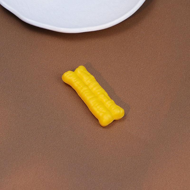 Miniature Fried Egg & Dough Stick Resin Accessories for DIY Crafts and Decor
