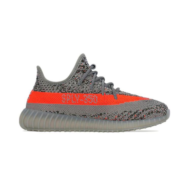 adidas Yeezy Boost 350 V2 Bambino Beluga Riflettente Sneakers Bambino Grigio Campanile-Grigio Rosso Solare GW1230