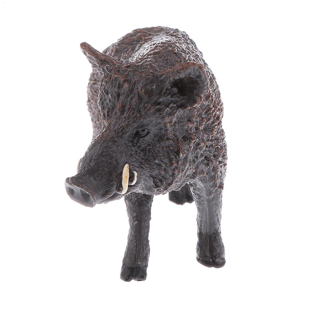 7.2cm Wild Life Wild Boar Toy Figurine PVC Figures 14783 NEW Garage Kit For Home Decoration