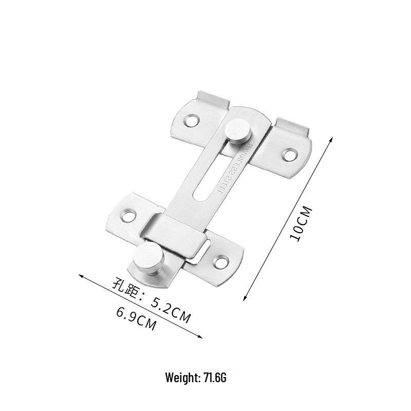 90° Stainless Steel Anti-Theft Door Latch for Barn & Pet Cage