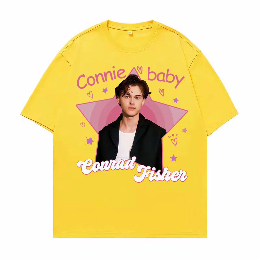 Team Conrad Fisher Connie Baby Graphics T Shirts Men Women Fashion Harajuku Fashion T Shirt Vintage Summer High Quality Tshirts