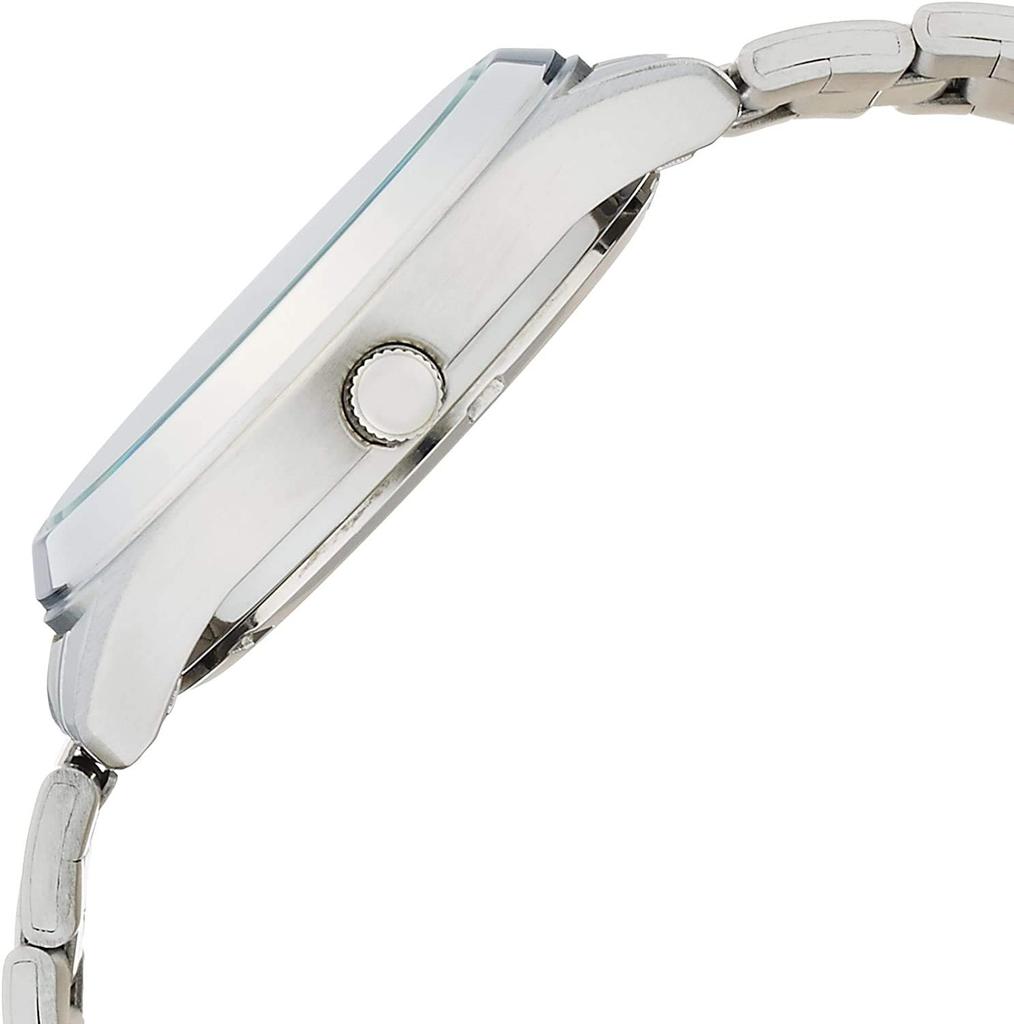 Citizen Analog Date Day of the Week Metal White Q&Q Men's Watch, Waterproof, Display, Display, Band, W472-204,