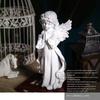 1PC Home Decor Accessories Artistic Resin Angel Shape Beautiful Figurine for Store Sculpture Modern Art Decoration.
