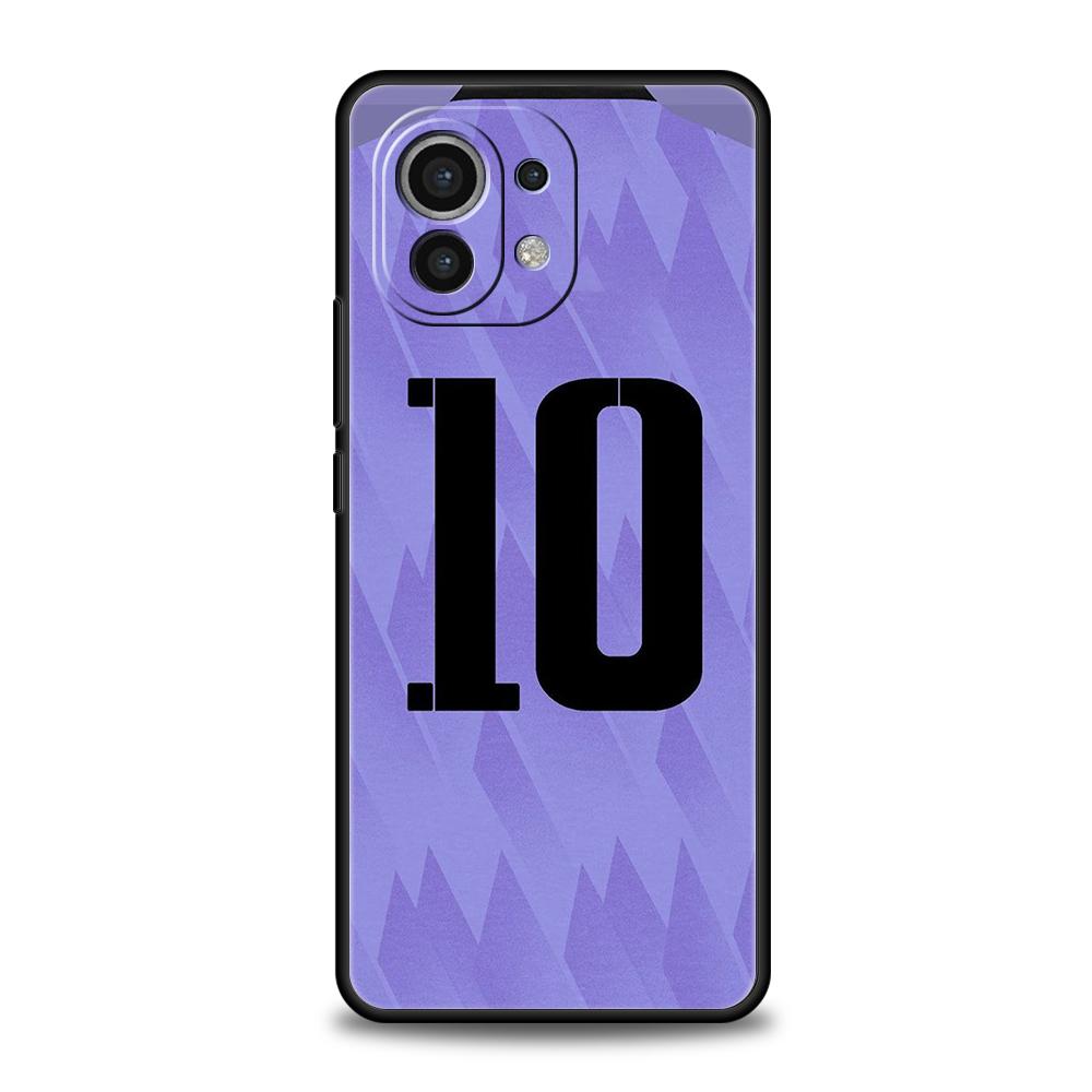 FootBall Number Phone Case For Xiaomi Mi X3 X4 NFC F3 M3 M4 GT Note 9T 10T 10 11 Ultra 11T 12 12T Pro Lite 5G Silicone Shell Bag