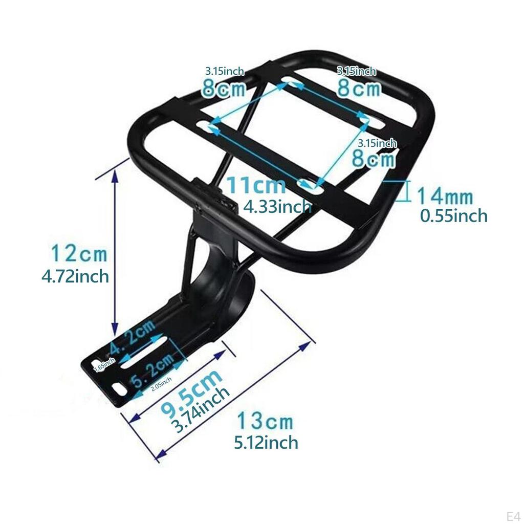 Accesorii portbagaj din spate Fier Depozitare convenabil în coadă pentru ciclomotor electric
