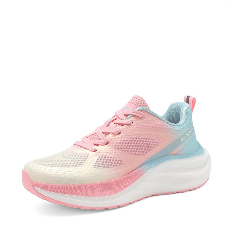 Sports Running Shoes Summer New Breathable Couple Mesh Shoes Soft Sole Wear-resistant Cushioning Daily Versatile Casual Shoes