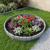 Plastic Garden Boundary Fence Lawns & Terraces - Durable Weather-Resistant Outdoor Decoration, Decorative Garden Fence, Lawn Edging Tool