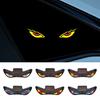 Vibration Lights On Devil Eyes Car LED Warning Light Wireless Solar LED Car Light