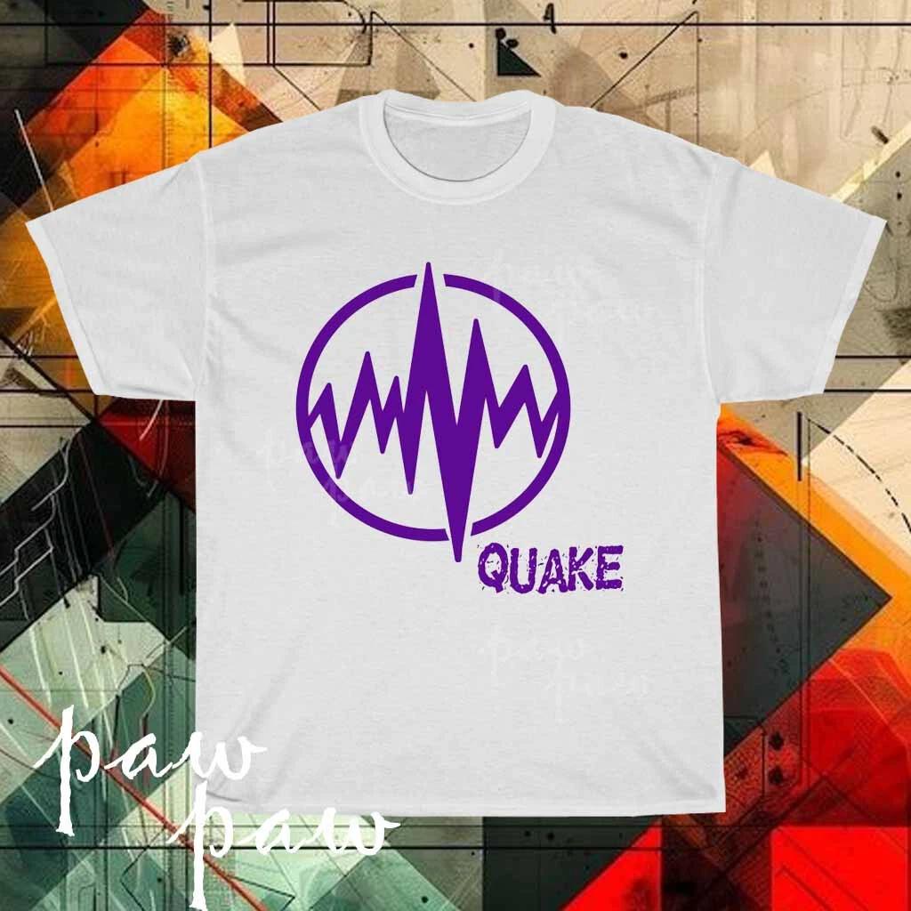 Новая мужская футболка с логотипом Quake, смешные размеры от S до 5XL M