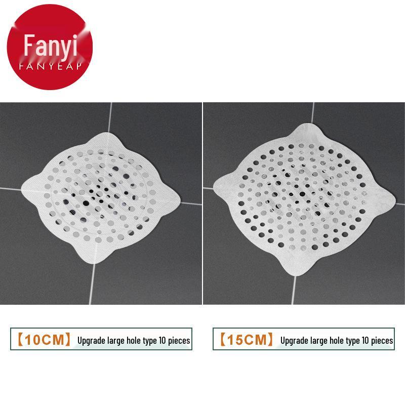 

Disposable Bathroom Floor Drain Hair Filter - Anti-Clogging Net