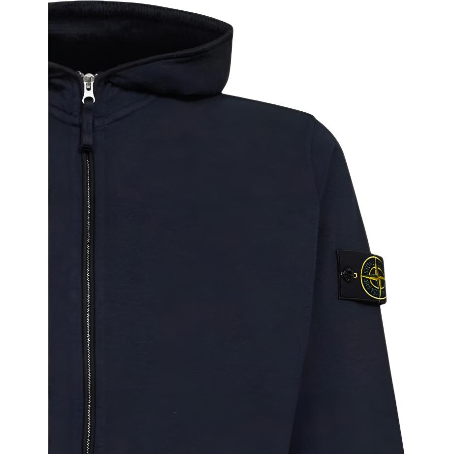Stone Island Logo Zip Long Sleeve Sweatshirt Men sweatshirt L1S156100032S0060-V0020