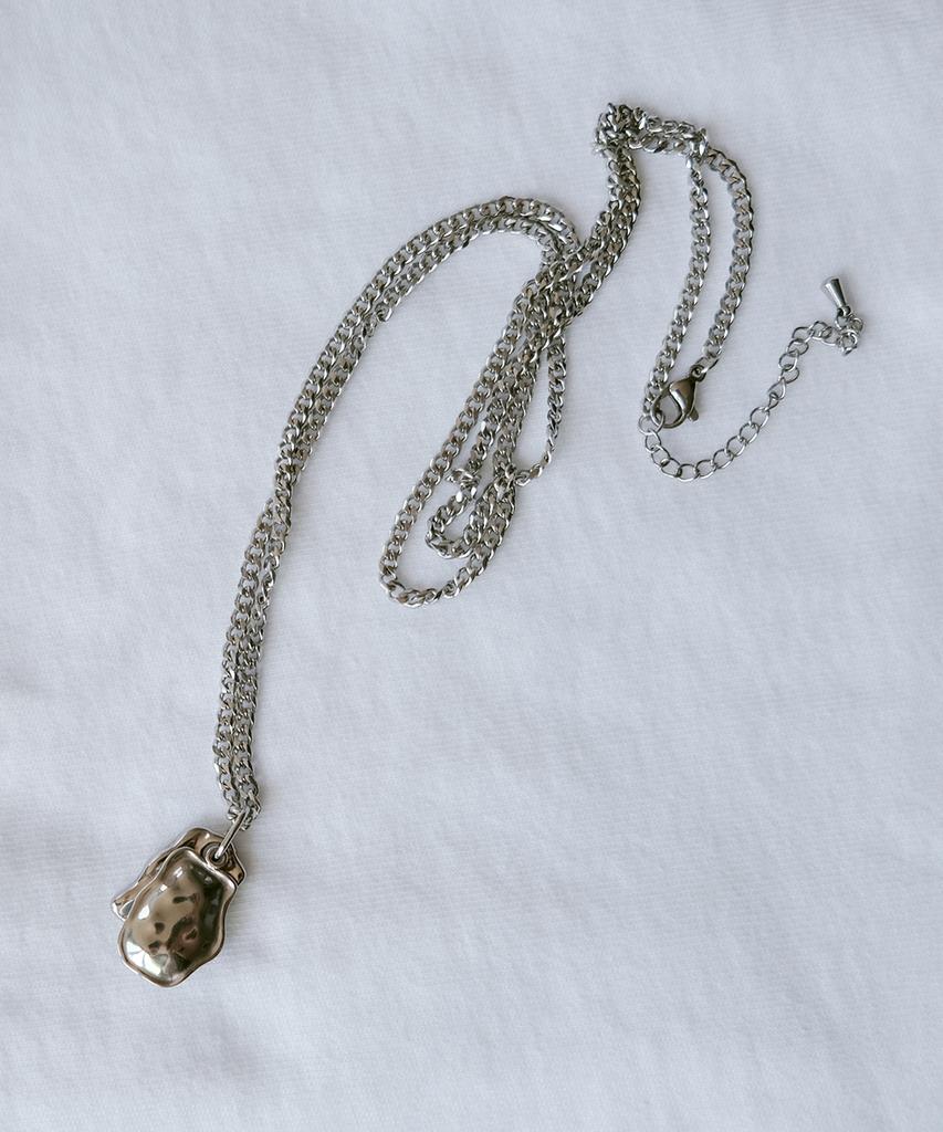 Nakedblood [Handmade] Melted Twin Tag Necklace