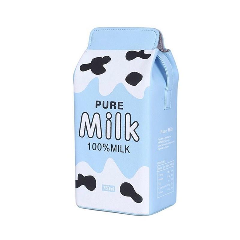 2020 Sommer Neu Fruchtmuster Pu Mini Umhängetasche Niedliche Cartoon Erdbeere Banane Milch Schultertasche Erdbeere Orange Schokolade Banane Milch)