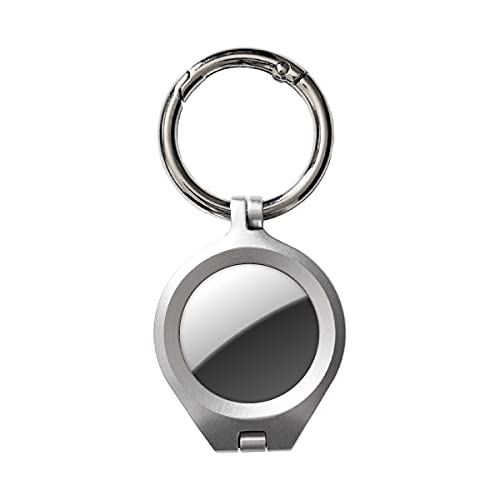 AirTag Hülle Schlüsselanhänger ALUMINIUM BUMPER (SILBER)