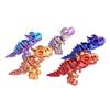 3D Printed Dragon Toys Figurines Model Desktop Decoration Fidget Toy Rotatable Tyrannosaurus Rex Skeleton Dinosaur Miniatures