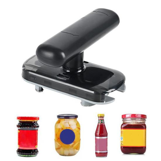 Multifunctional Can Opener Smooth Rotation Gear Mechanism Ergonomic Handle Adjustable Bottle Jar Opener