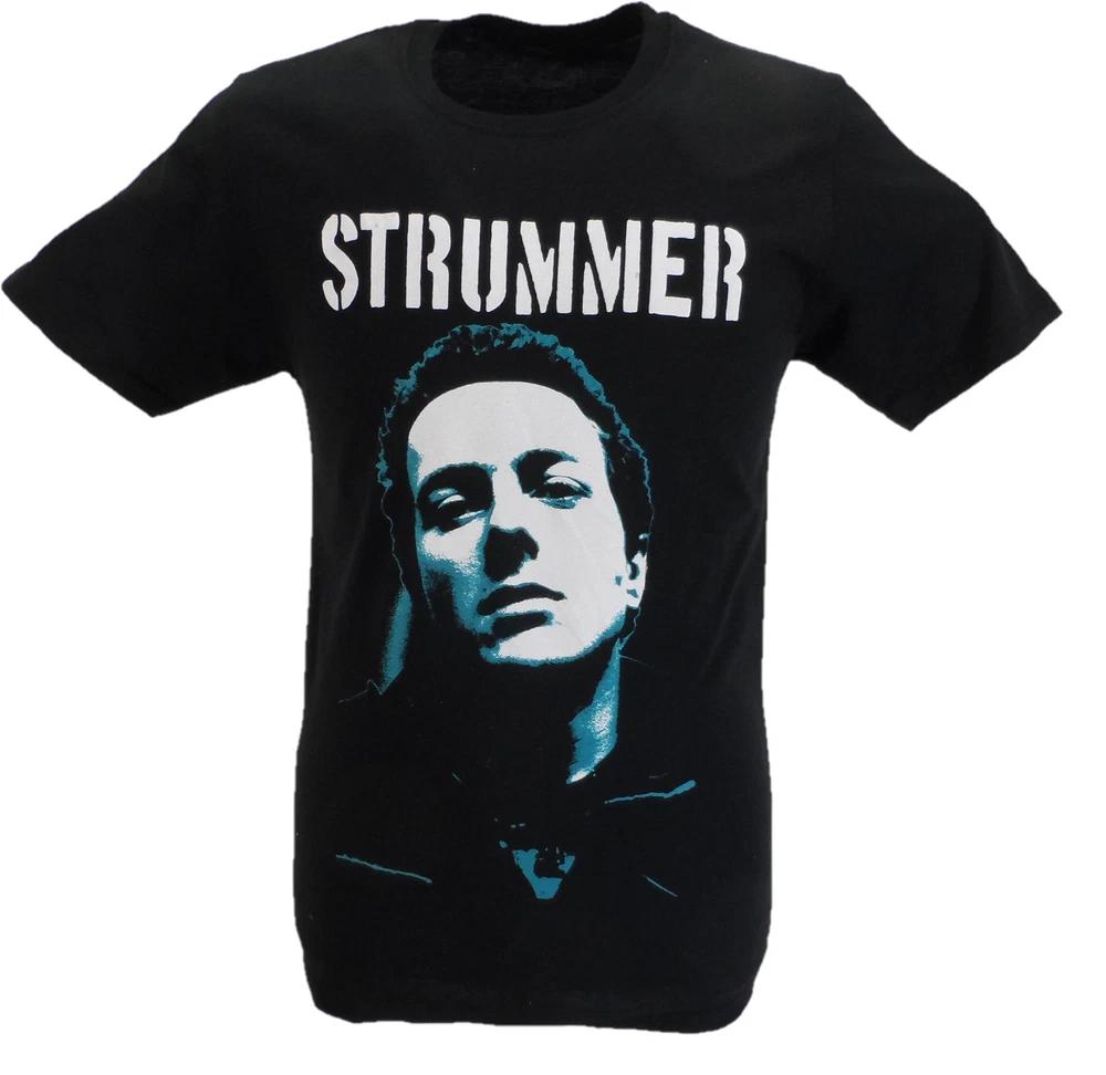Unisexs Black Official Joe Stummer Iconic T Shirt S