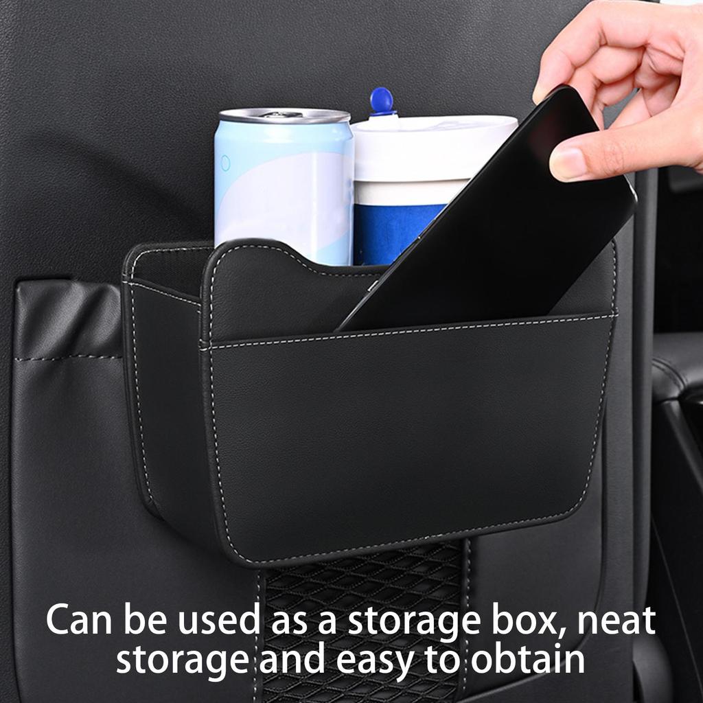 Car Trash Can Seat Back Storage Bag Large Capacity Vehicle Interior Accessories Sunglasses Holder For Daily Road Trip