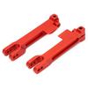 2pcs Sway Bar Arms Rear Aluminum Alloy Double Positioning Holes AntiRoll   with Screws for 1Celsius7 Remote Control Car(Red )