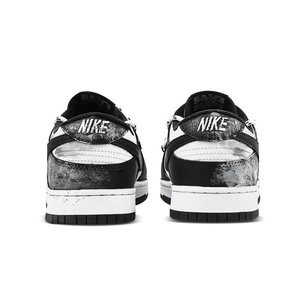 Nike Dunk Star Butterfly Slip Resistant Abrasion Resistant Low top Skateboard Shoes Unisex Gray White HF5441-100(Team773-1)