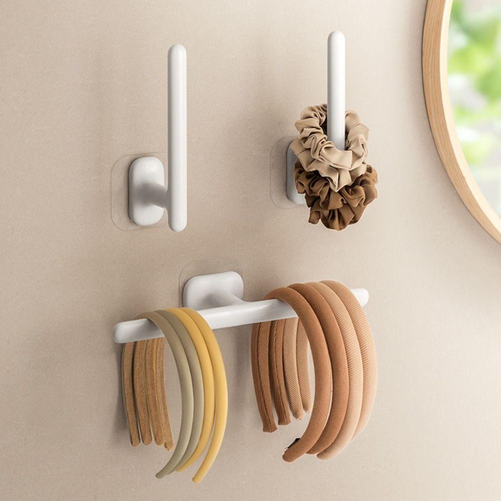 Lightweight Towel Hooks Stretchable Storage Rack Organizer Towel Stand  Bathroom