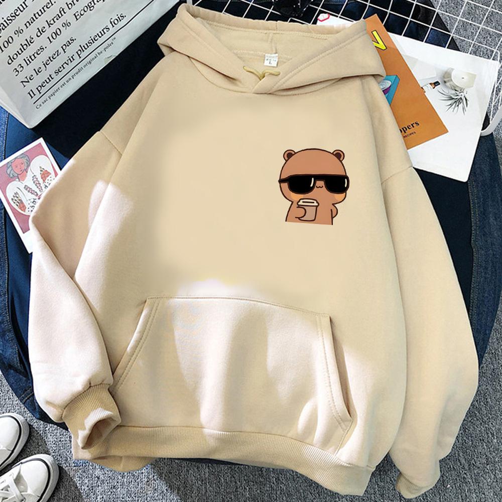 Lustige Cartoon Bubu Dudu Niedlicher Print Grafik Kapuzenpullover Anime Street Fashion Y2k Langarm Fleece Kapuzenpullover Herren Damen Paar Kleidung