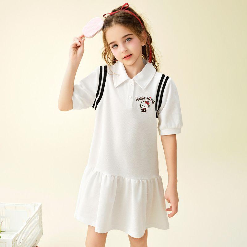Hellokitty 2024 Summer New Fashionable and Casual Dress for Girls