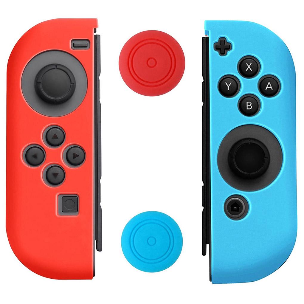 Protective Case for Switch Silicone Shock-Absorption Game Handle Cover Case for Switch