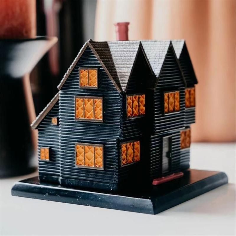 Halloween Themed Witches Cottage Incenses Holder Holder Halloween Decorations for Festives Ambiances