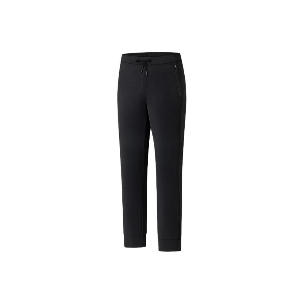 Anta Champion All-Weather Series Solid Color Soft Breathable Versatile Cuffed Knitted Sports Pants Women Pants 162530302-2