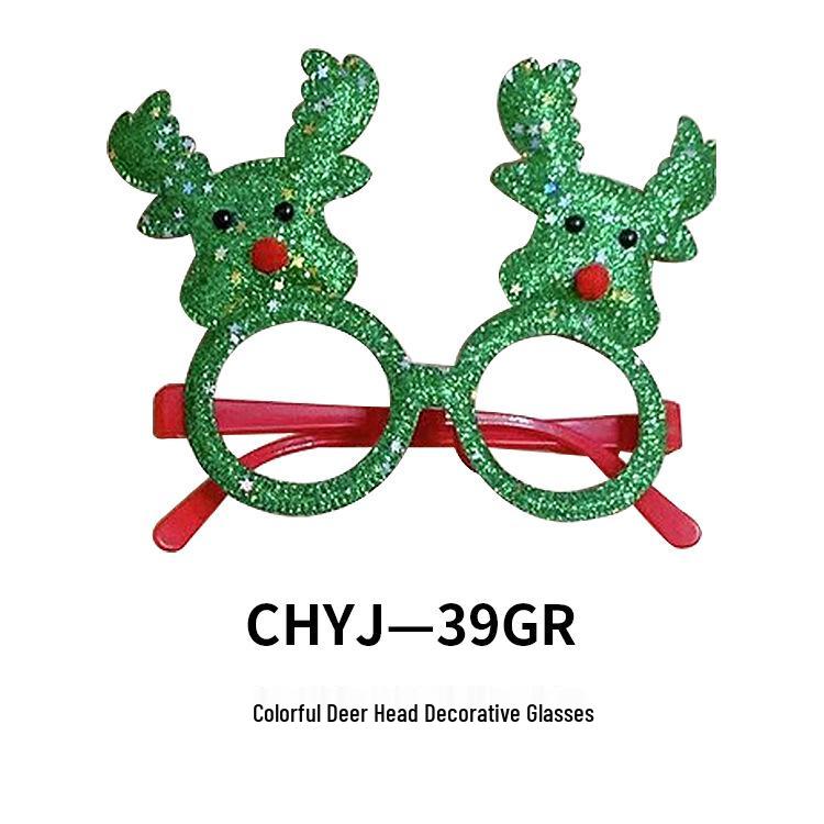 Kreative Weihnachtsbrillen - Weihnachtsmann, Schneemann, Geweih für Erwachsene & Kinder