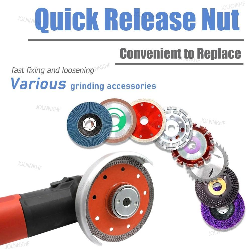 Xiaomi M14 Thread Angle Grinder Flange Nut Quick Release Universal Angle Grinder Pressure Plate Accessory for Replacement Clamping Tool