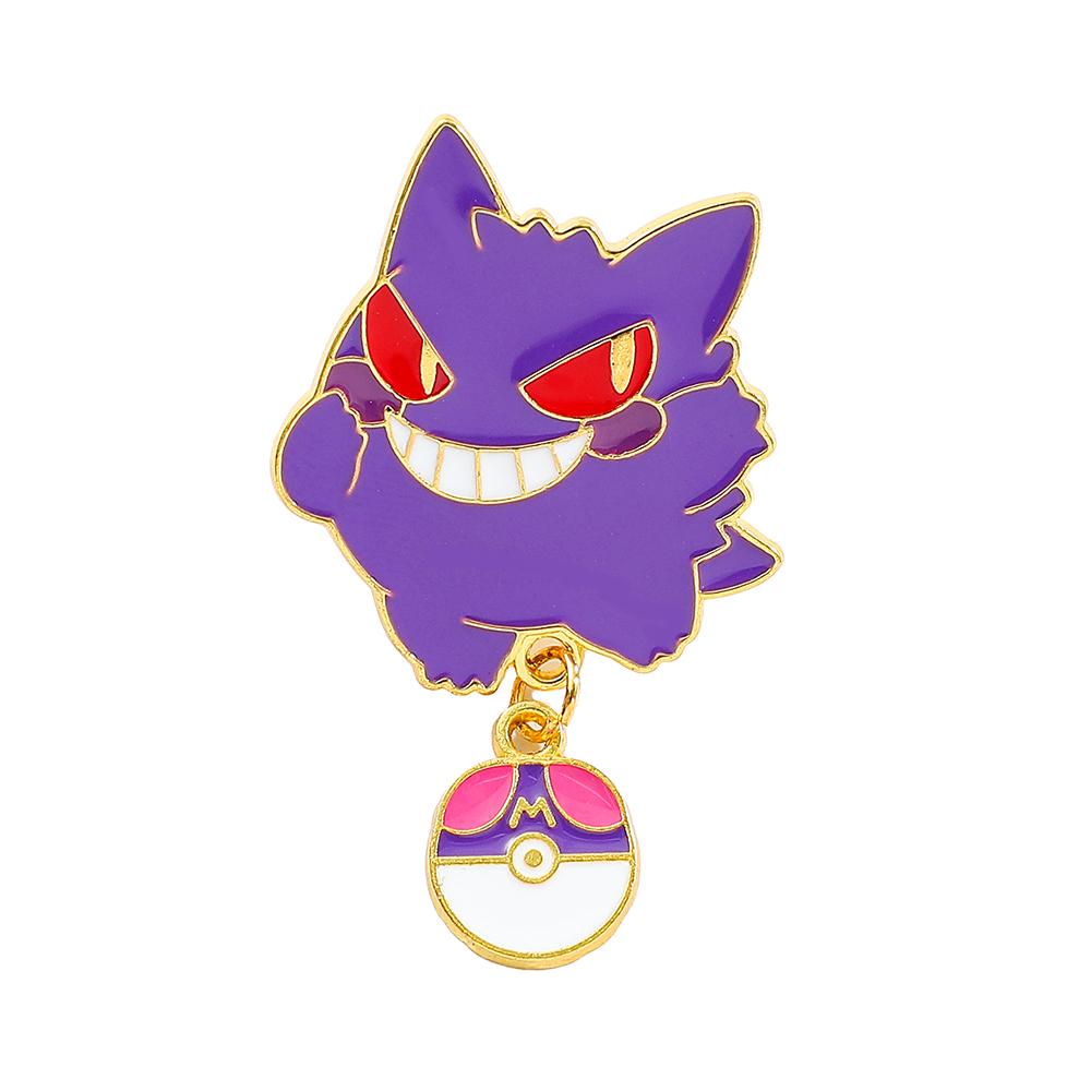 Emaille-Anstecker Set - Niedliche Pikachu Schiggy Glumanda Anstecknadeln für Rucksäcke, Jacken - Anime Cartoon Abzeichen Geschenk für Fans