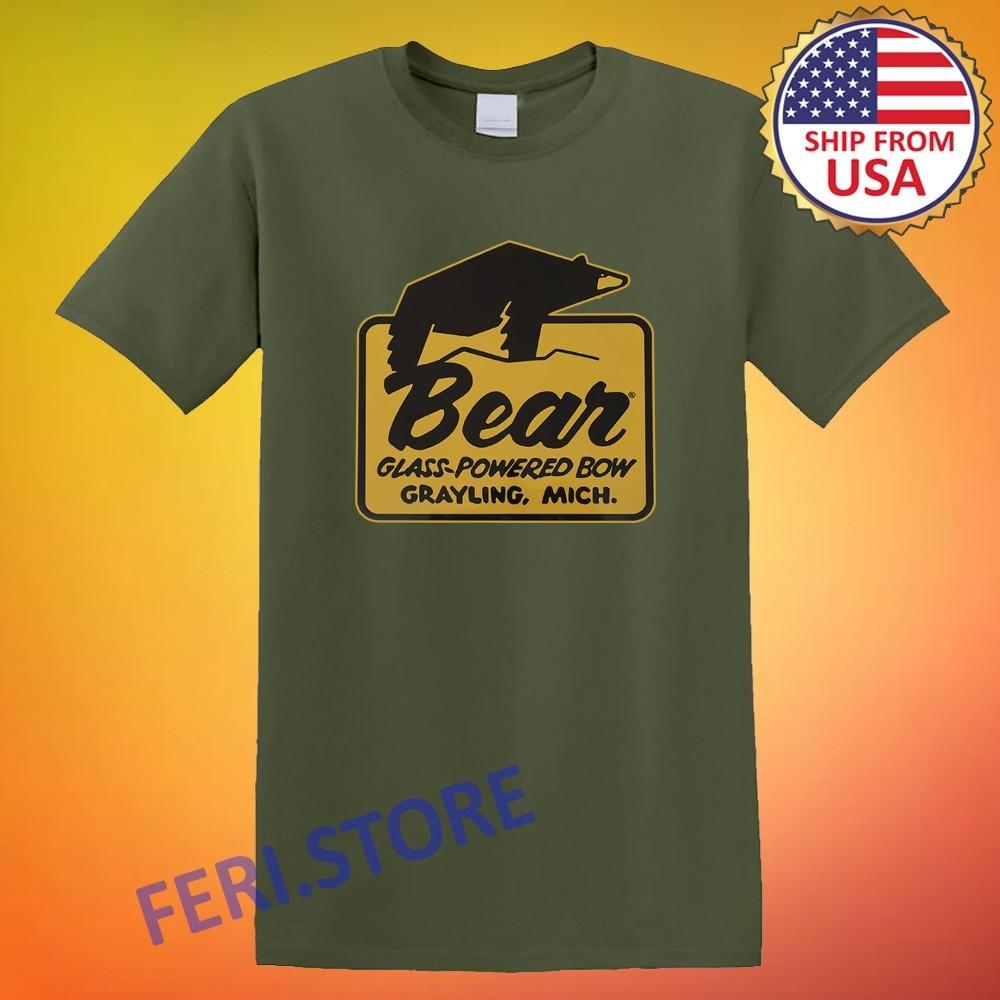 

Bear Archery Bow Men s Army Green Size S-5XL 4XL