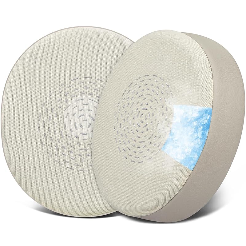 

SOULWIT cooling gel pad ear pads Jabra Evolve2 75 PC Wireless headphone for exchange ear cushion Evolve Not compatible with 75 comfortable foam